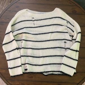 Womens striped sweater